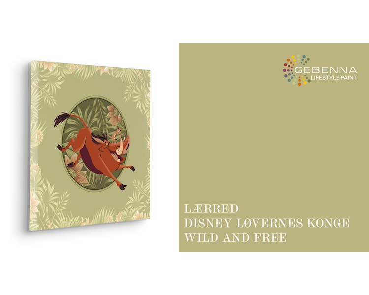 Lærred Disney Løvernes Konge Wild and Free since 1994